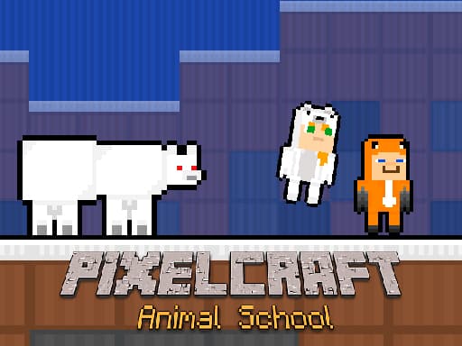 Capa do jogo Pixelcraft Animal School