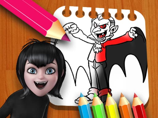 Capa do jogo Hotel Transylvania Coloring Book