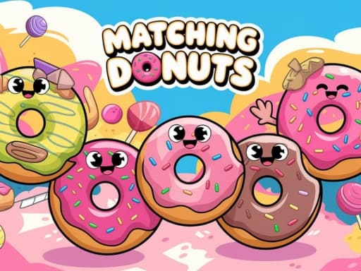 Capa do jogo Matching Donuts