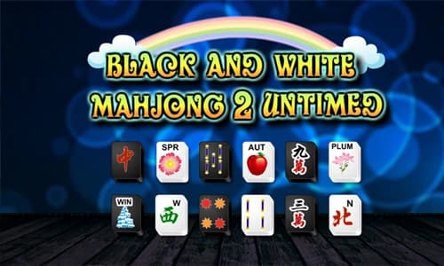 Capa do jogo Black and White Mahjong 2 Untimed