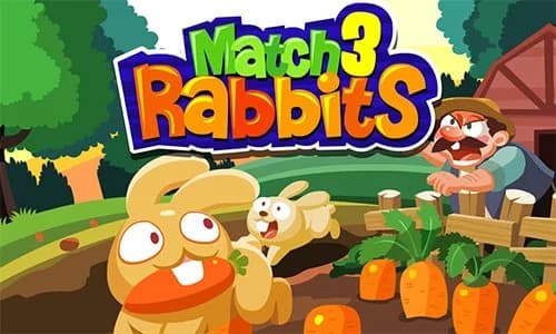 Capa do jogo Match 3 Rabbits