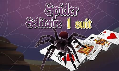 Capa do jogo Spider Solitaire 1 suit