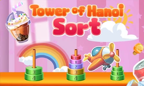 Capa do jogo Tower of Hanoi Sort